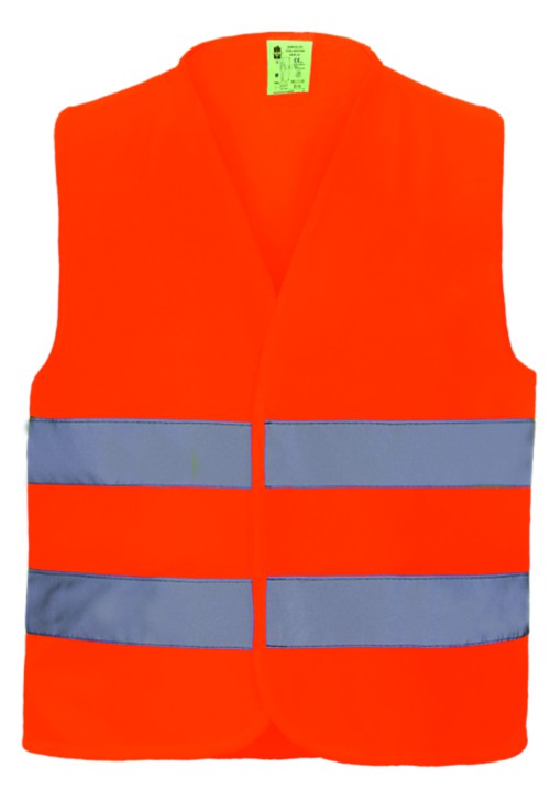 KAMIZELKA ODBLASKOWA POMARAŃCZOWA