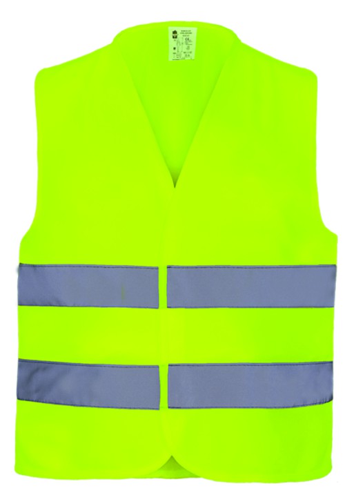 KAMIZELKA ODBLASKOWA ŻÓŁTA