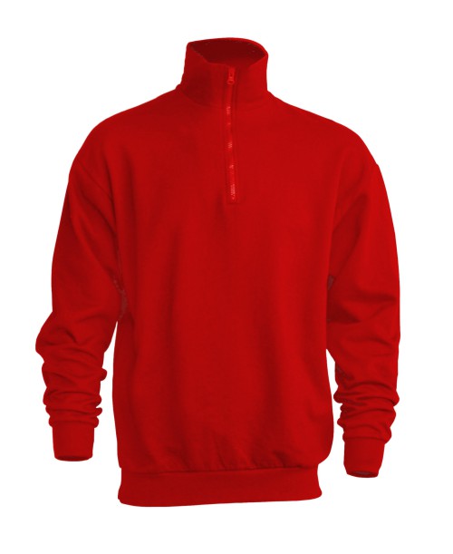 BLUZA MĘSKA Z KRÓTKIM ZAMKIEM JHK SWRA ZIP HALF