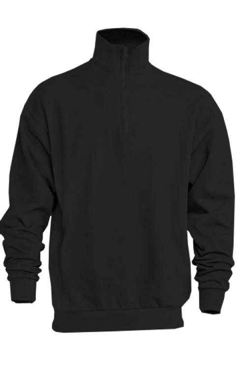 BLUZA MĘSKA Z KRÓTKIM ZAMKIEM JHK SWRA ZIP HALF